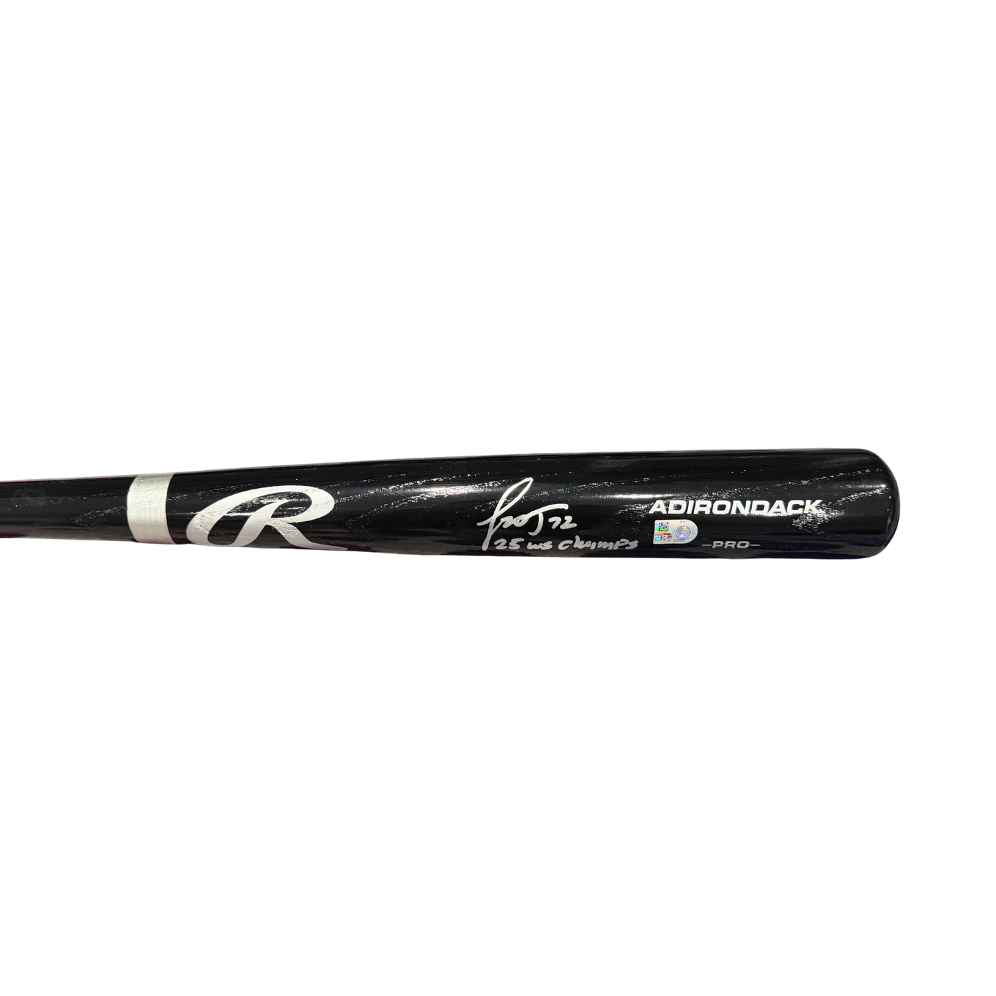 Miguel Rojas Autographed "25 WS CHAMPS" Rawlings Bat