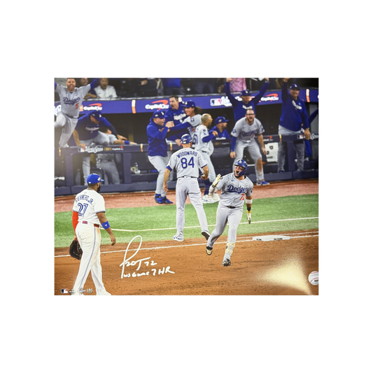 Miguel Rojas Autographed "WS GAME 7 HR" Game 7 Homerun Celebration 16x20