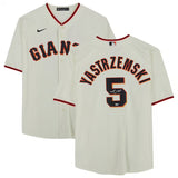 Mike Yastrzemski Autographed Giants Cream Nike Replica Jersey