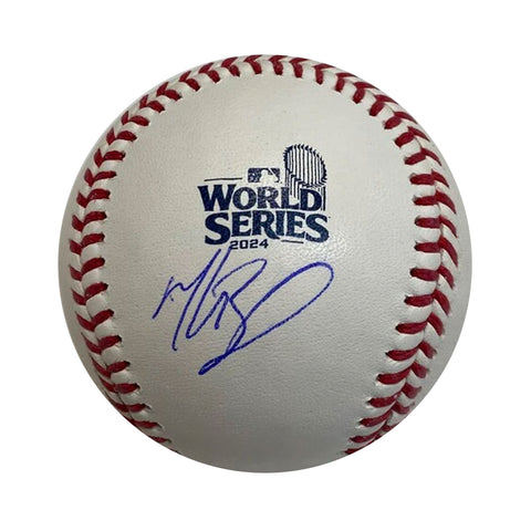 Mookie Betts Autographed 2024 WS Logo Baseball