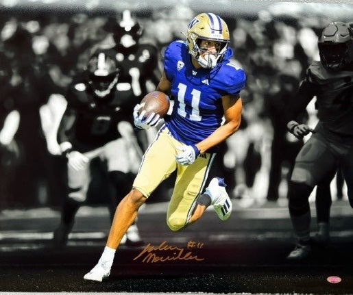 Jalen McMillan Autographed 16x20 Photo - Running