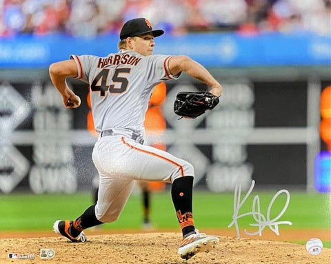 Kyle Harrison Autographed 16x20 - Pitching