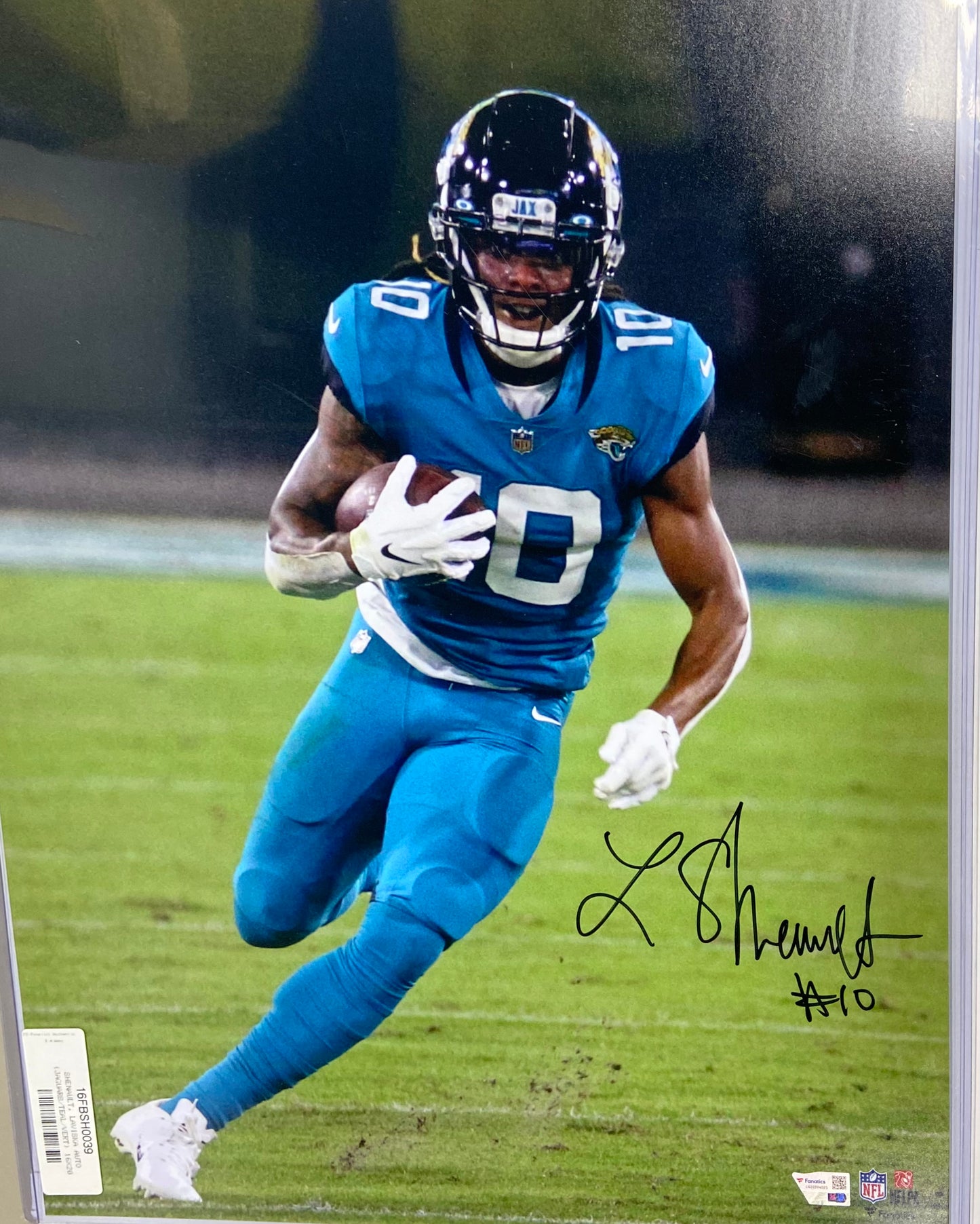 Laviska Shenault Autographed Jaguars 16x20