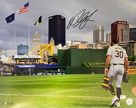 Paul Skenes Autographed 16x20 - Debut Walk to Bullpen