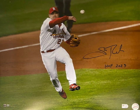 Scott Rolen Autographed "HOF 2023" 16x20 – Fielding