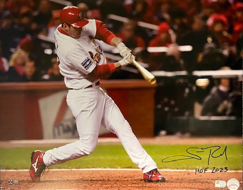 Scott Rolen Autographed "HOF 2023" 16x20 – Hitting