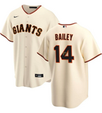 Patrick Bailey Autographed Replica Cream San Francisco Giants Jersey