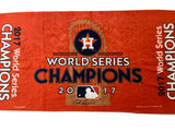 Luke Gregerson Autographed 2017 World Series Champions Beach Towel - Player's Closet Project