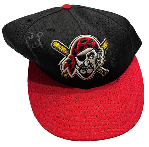 Bronson Arroyo Autographed Pirates Hat  - Player's Closet Project