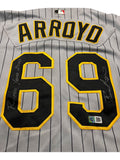 Bronson Arroyo Autographed Authentic Pirates Jersey - Player's Closet Project