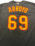 Bronson Arroyo Autographed Authentic Pirates Jersey - Player's Closet Project