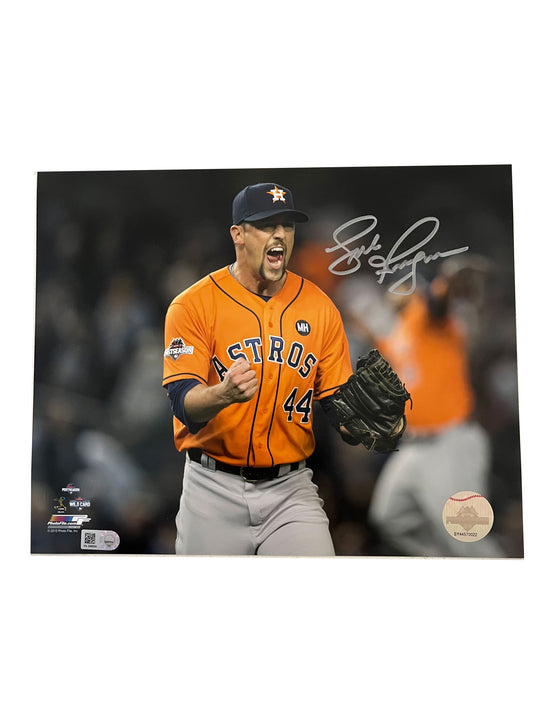 Luke Gregerson Autographed 8x10 Photo - Player's Closet Project