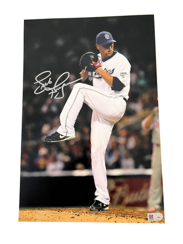 Luke Gregerson Autographed 11x14 Photo - Player's Closet Project