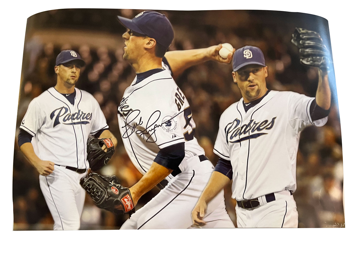 Luke Gregerson Autographed 16x20 Photo - Player's Closet Project