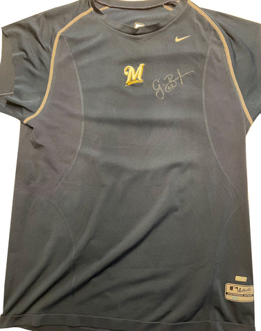 Grant Balfour Autographed Brewers Shirt - Player's Closet Project