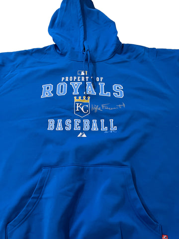 Kyle Farnsworth Kansas City Royals Autographed Authentic Hooded Sweatshirt - Player's Closet Project