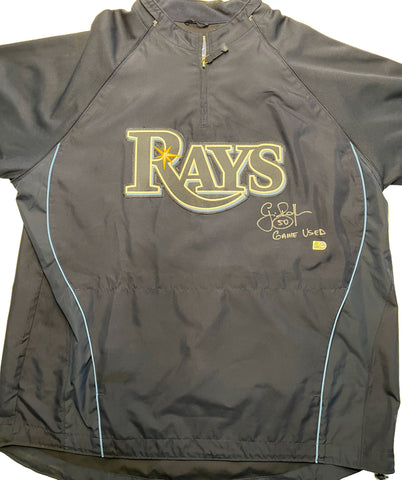 Grant Balfour Autographed Rays Warm Up Pullover - Player's Closet Project