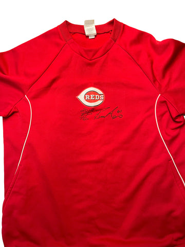 Bronson Arroyo Autographed Authentic Sweatshirt - Player's Closet Project