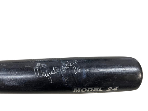 Wil Cordero Autographed Game Used Bat - Player's Closet Project
