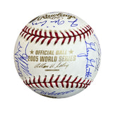 2005 World Series Game 4 Autographed Houston Astros Team Baseball - Player's Closet Project