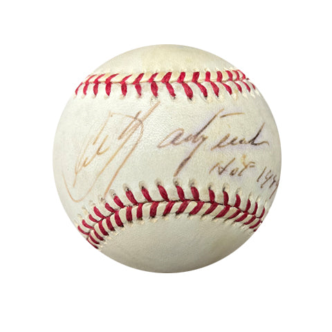 Carl Yastrzemski "HOF 1989" Autographed Baseball - Player's Closet Project