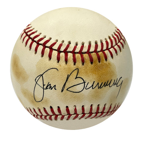 Jim Bunning Autographed Baseball - Player's Closet Project