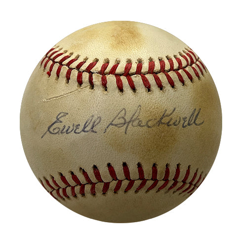 Ewell Blackwell Autographed Baseball - Player's Closet Project