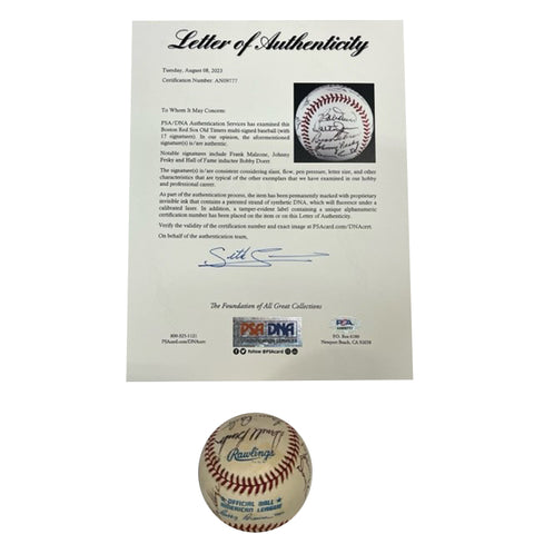 1967 Boston Red Sox Team Reunion Autographed Baseball - Player's Closet Project