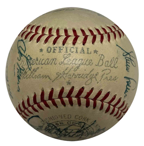 1955 Baltimore Orioles Team Autographed Baseball - Player's Closet Project