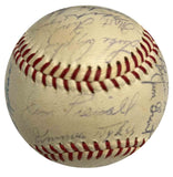 1960 Cleveland Indians Team Autographed Baseball - Player's Closet Project