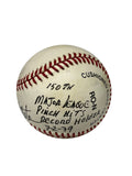 Manny Mota Autographed Baseball - Player's Closet Project