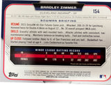 Bradley Zimmer Autographed 2015 Bowman Draft #154 Rookie Card - Player's Closet Project