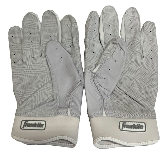 Franklin Batting Gloves - Pair (White) - Player's Closet Project