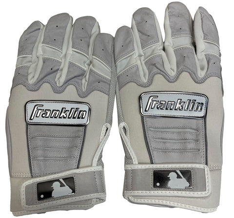 Franklin Batting Gloves - Pair (White) - Player's Closet Project