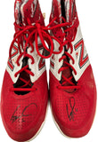 Ryan Howard Autographed Used New Balance Red/Wht/Gray Cleats - Player's Closet Project