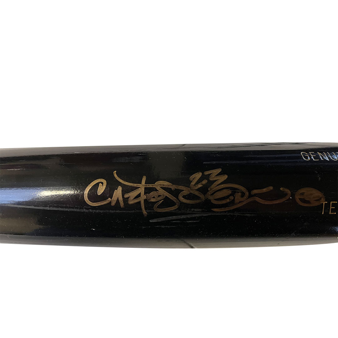 Carlos Pena Autographed Game Used Texas Rangers Bat - Player's Closet Project