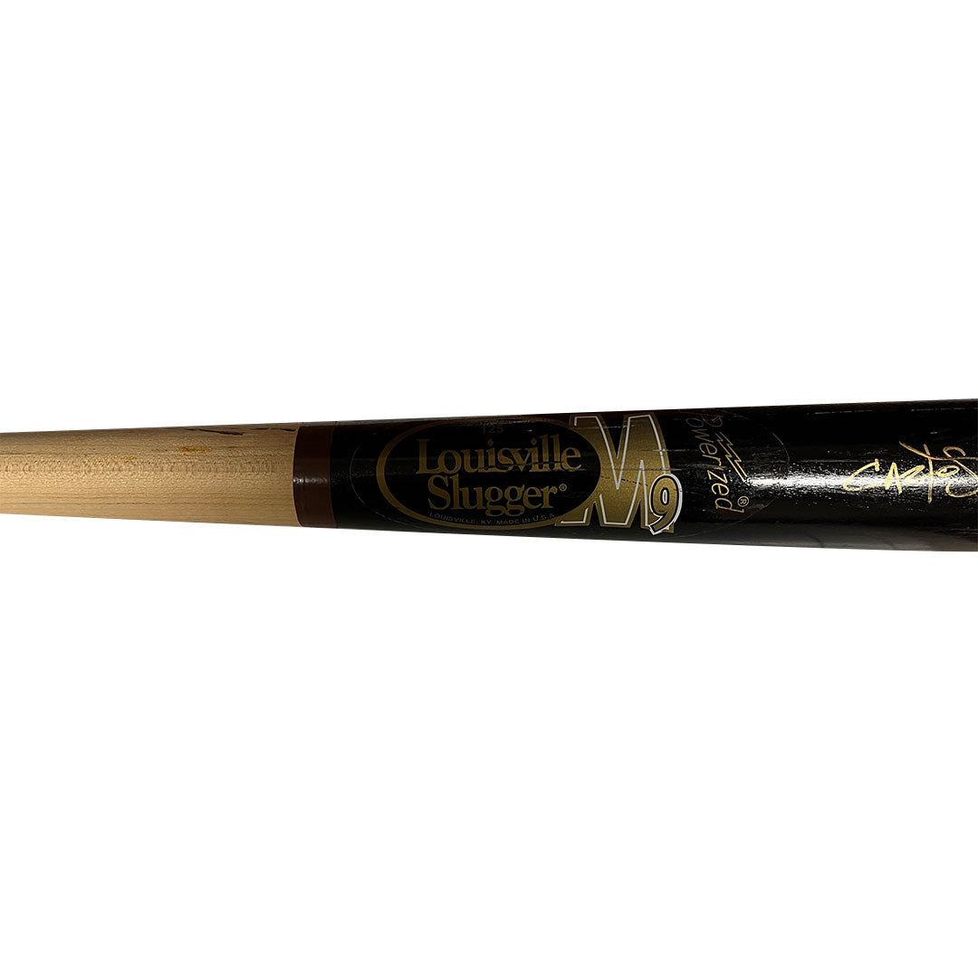 Carlos Pena Autographed Game Used Tampa Bay Rays Bat - Player's Closet Project
