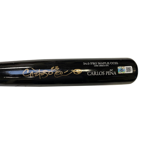 Carlos Pena Autographed Game Used Old Hickory Bat - Player's Closet Project