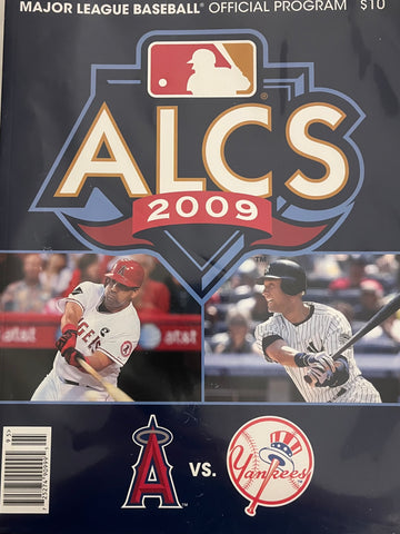 2009 ALCS Program - Angels vs. Yankees - Player's Closet Project