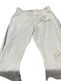 Toby Hall Autographed Games Used Tampa Bay Rays Pants - Player's Closet Project