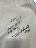 Toby Hall Autographed Games Used Tampa Bay Rays Pants - Player's Closet Project