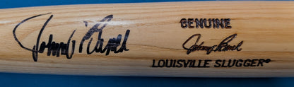 Johnny Bench Autographed Blonde Louisville Slugger Game Model Bat