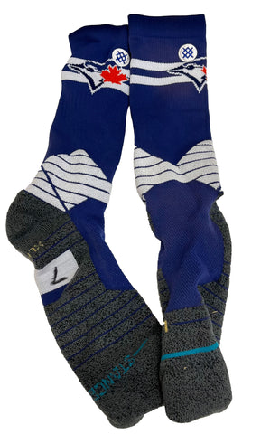 Bradley Zimmer Toronto Blue Jays Used Socks - Pair - Player's Closet Project