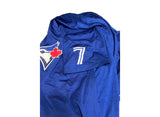 Toronto Blue Jays Team Issued #7 Dri-Fit T-Shirt - Size XL - Player's Closet Project