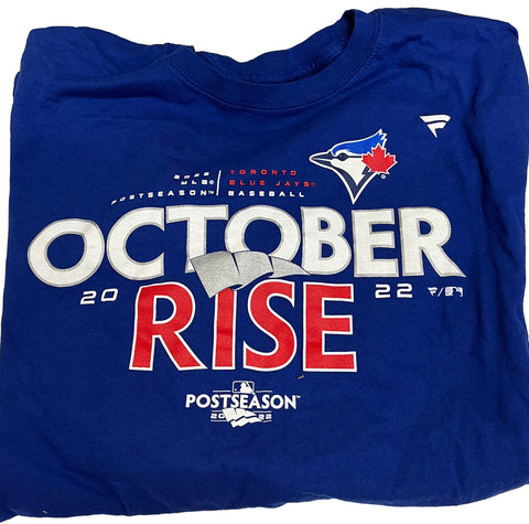 Toronto Blue Jays October Rise 2022 Postseason T-Shirt - Size XL - Player's Closet Project