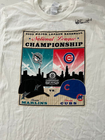 Kyle Farnsworth Autographed 2003 Major League Baseball National League Championship T-Shirt - Player's Closet Project