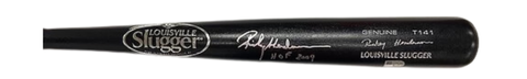 Rickey Henderson Autographed "HOF 2009" Game Model Louisville Slugger Bat