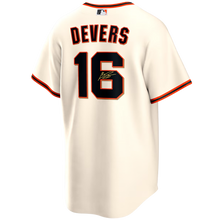 Rafael Devers Autographed Cream San Francisco Giants Replica Jersey