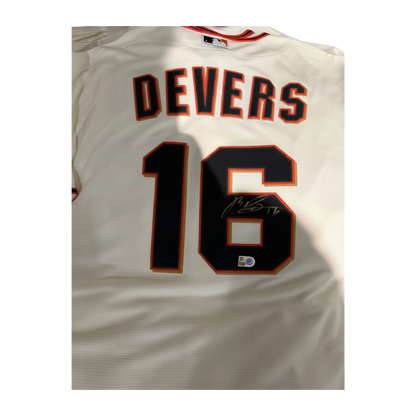Rafael Devers Autographed Cream San Francisco Giants Replica Jersey