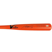 Rafael Devers Autographed Orange Game Model Bat